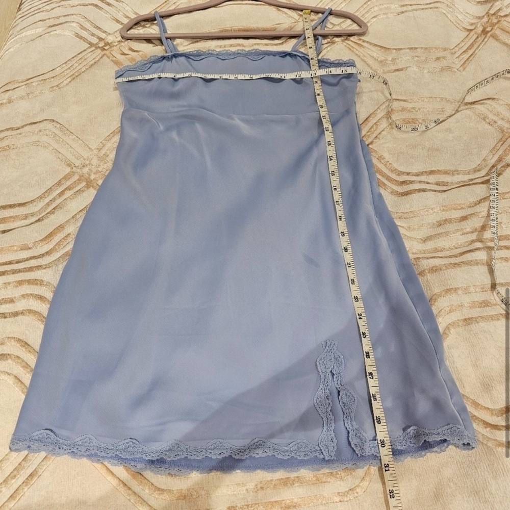 Urban Outfitters Serene Goddess Satin Slip Dress M - Picture 7 of 9